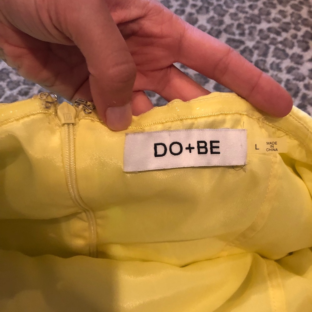 Do+Be Yellow Structured Dress - image 4